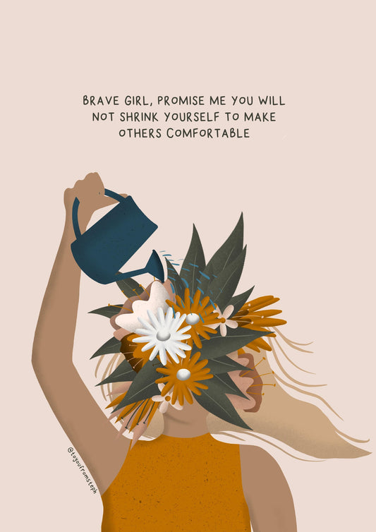 Brave Girl - Art Print