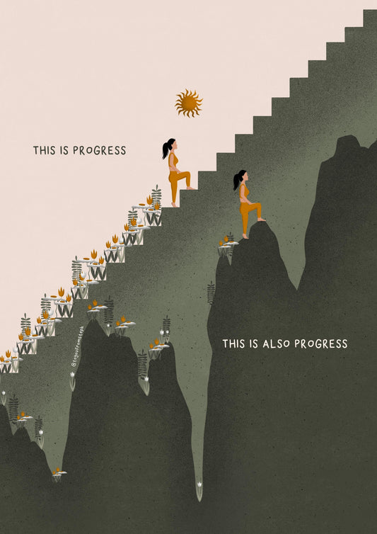 This is Also Progress - Art Print