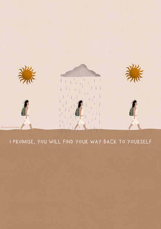 Back to Yourself - Art Print