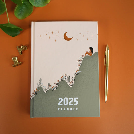 2025 Dated Planner | A5 Hardcover | Week To View