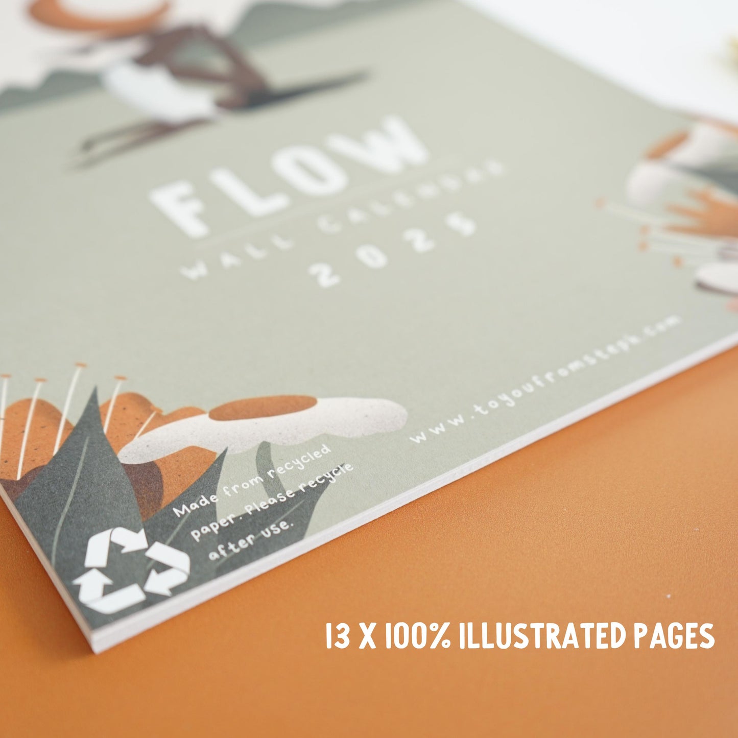 2025 Wall Calendar | Flow | A4