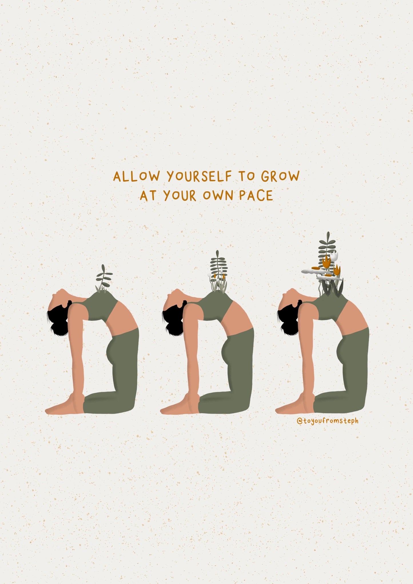 Grow at Your Own Pace - Art Print