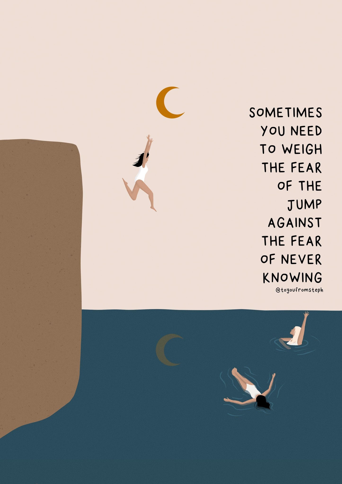 Fear of the Jump - Art Print