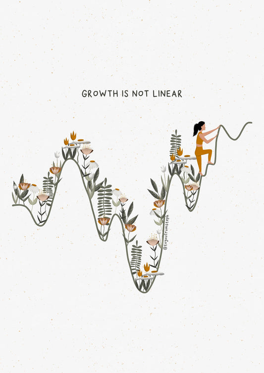 Growth is Not Linear - Art Print