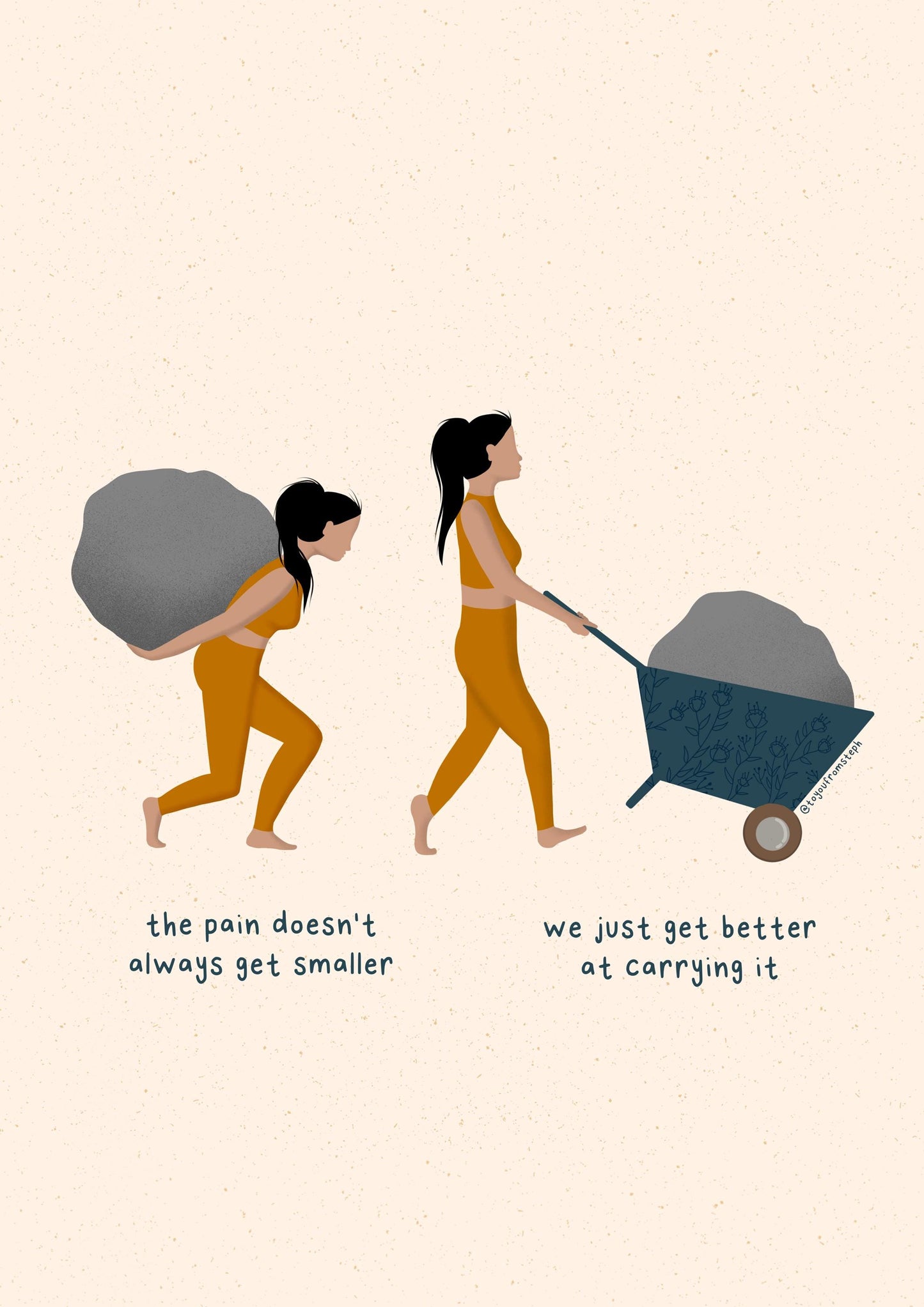 Carrying It - Art Print