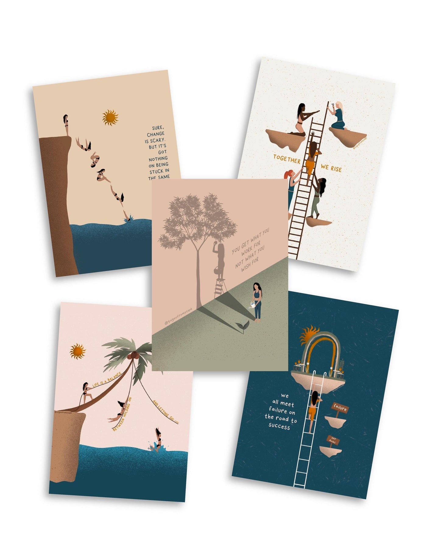 Change Bundle - Pack of 5 Postcards