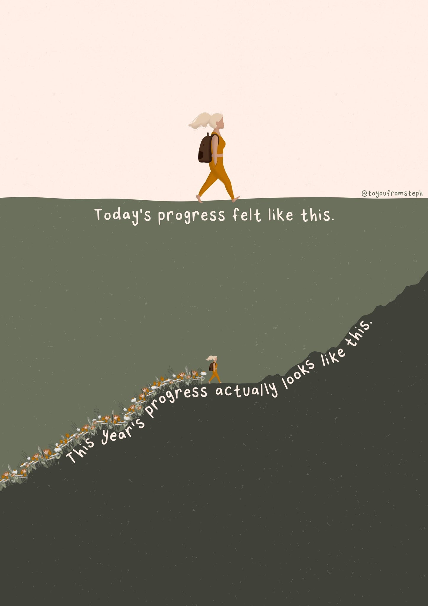 This Year's Progress - Art Print