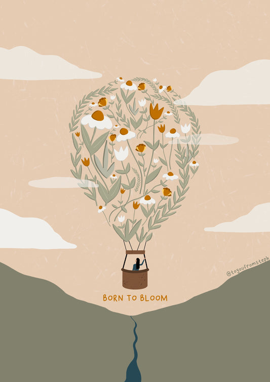 Born to Bloom - Print (A4)