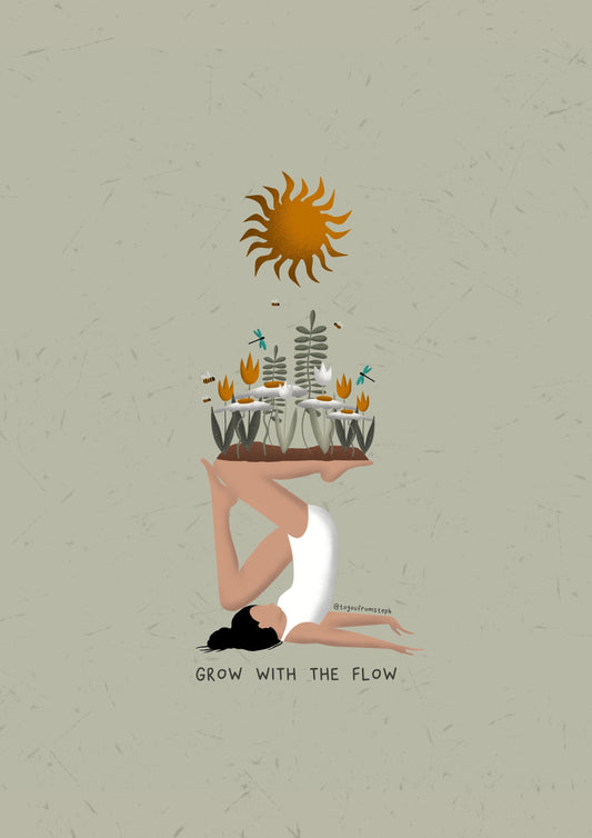 Grow with the Flow - Print (A4)