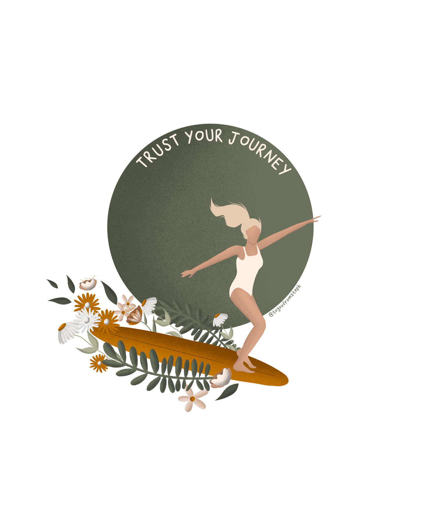 Trust Your Journey - Sticker